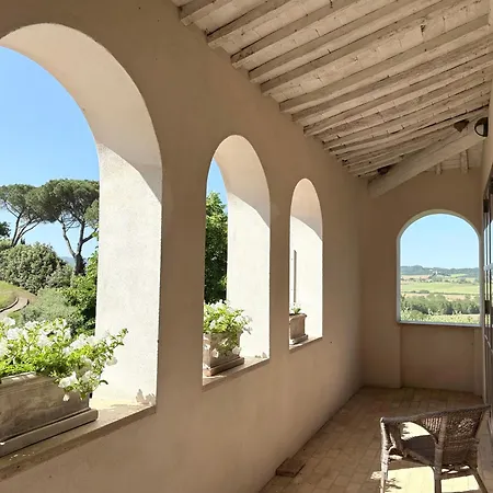 Bergamotti With Pool, Comfort And View Buonconvento