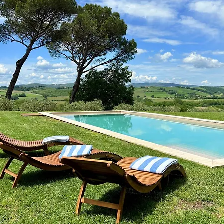 Villa Bergamotti With Pool, Comfort And View Buonconvento