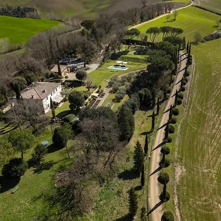 Bergamotti With Pool, Comfort And View Buonconvento
